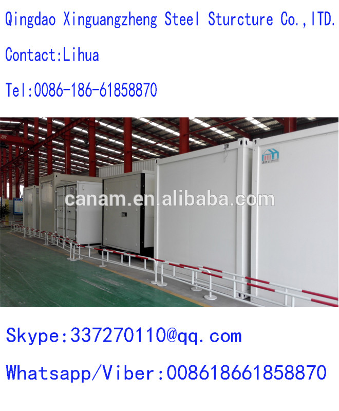 fire proof prefabricated portable 20ft shipping container house for oil station