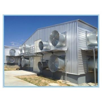Prefabricated steel structure broiler design poultry chicken farm house