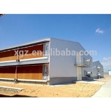Prefab Steel Structure Poultry House Broiler Layer Chicken Egg Poultry Farm