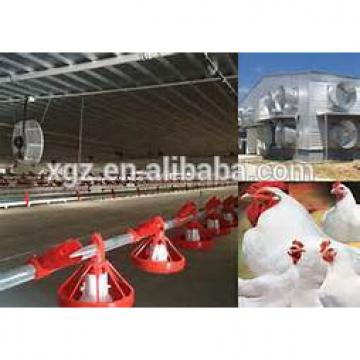 China Steel Structure Building Prefab Poultry House Chicken Farm