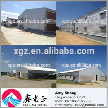 Prefabricated steel structure broiler poultry farm house design