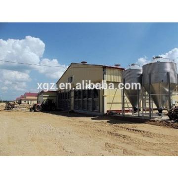 Prefabricted Steel Structure Chicken Poultry Farm House For Broiler