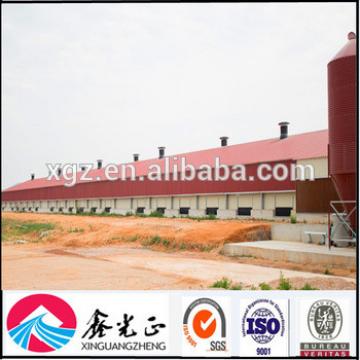 Prefabricated steel structure poultry chicken house for broiler and layer chicken