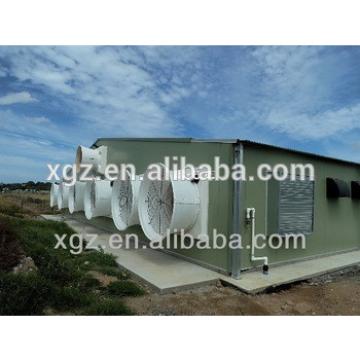 China Steel Structure Building Prefab Poultry House Plan
