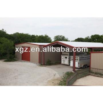 China Made Galvanized Prefabricated Farming Steel Structure Building Sheds For horse/pig/sheep