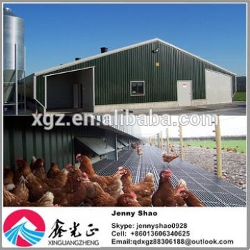 High Quality Prefabricated Commercial Light Steel Structure Chicken Poultry Shed Design