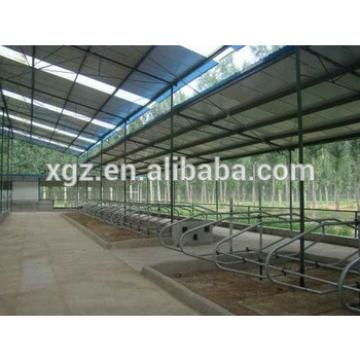 low cost advanced design cattle barns with automtic equipments