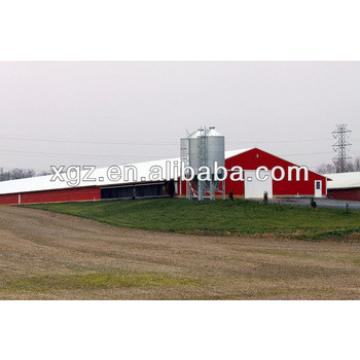 cheap advnced automated low cost broiler chicken house steel sale in algeria