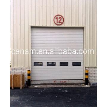 Automatic Vertifical Lifting Sectional Industrial Doors With Small Windows