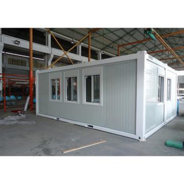 Sandwich panel wall and roof expandable flat pack shipping container house