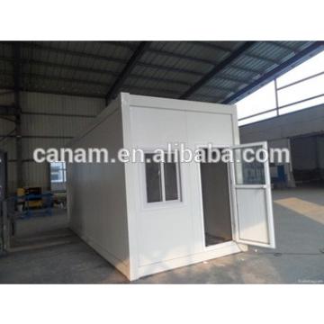 Prefabricated flatpack house container with single door and window