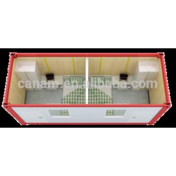 Movable prefab flatpack 20ft container dormitory