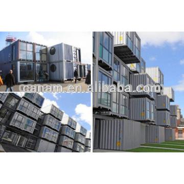 20ft EPS sandwich panel container house for dormitory, low cost prefabricated container hotel design