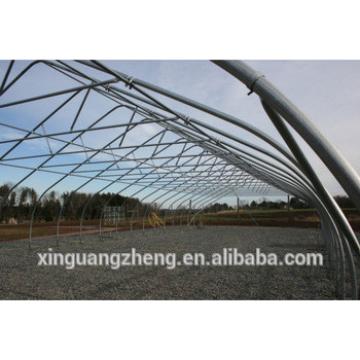 Galvanized steel structure greenhouse for vegetable planting industry