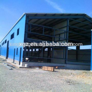 Ethiopia Large Pre Engineering Two-story Steel Structure Warehouse