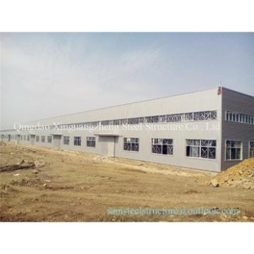 Pre-build k span prefabaricated light steel warehouse