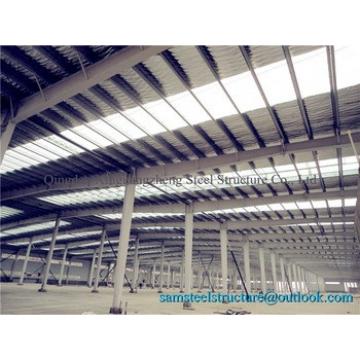 Portal frame steel structure warehouse in China