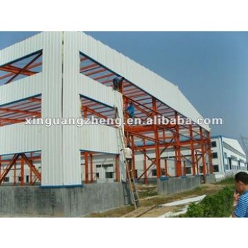 Fire-proof heat-Insulation prefab light steel structure workshop and warehouse