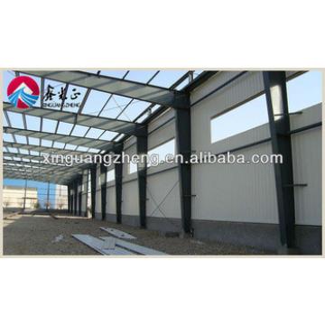 large span light steel truss frame warehouse