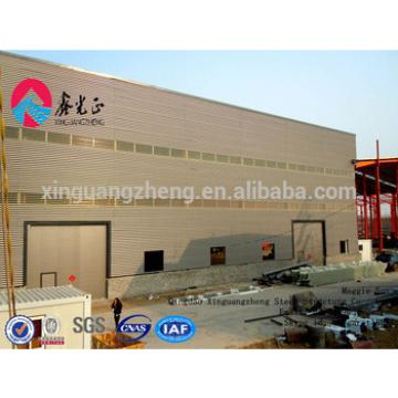 light portal framed steel structure warehouse made in China