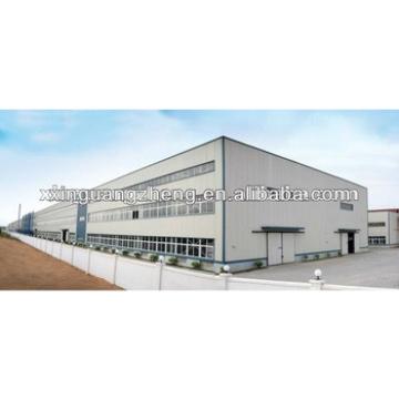 large span two story fabricated lightweight steel frame structure warehouse