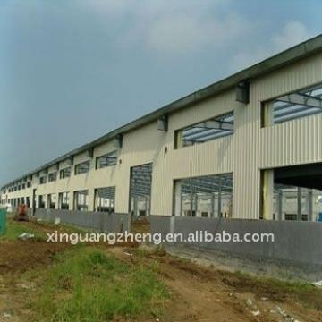 light prefabricated steel structure warehouse building