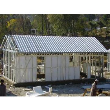 Yellow Modular Homes / Light Steel Frame Prefab House Kits For Living