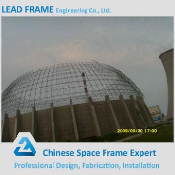 economical price steel space frame structure prefabricated dome roof