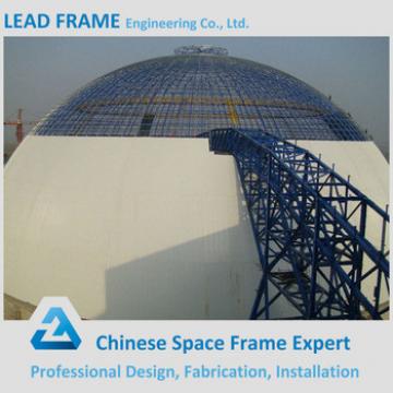 Top sales coal storage steel space frame for roof cover