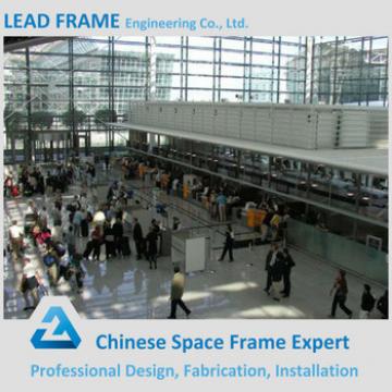 New design steel space frame roof airport station