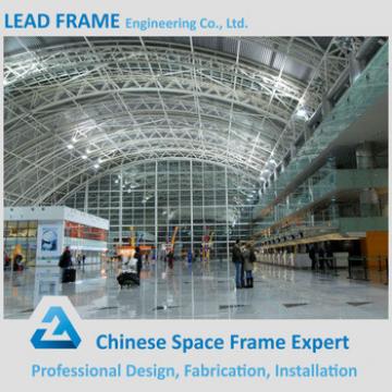 Economic anti-wind steel structure space frame airport terminal