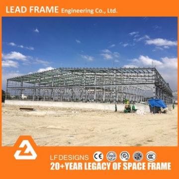 Large Span Space Frame Prefabricated Steel Structure Warehouse