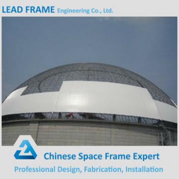 large span steel structure space frame for dome coal storage