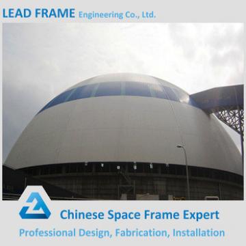 Steel structure dome projection for coal storage