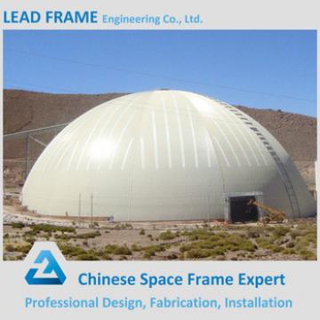 Anti-seismic steel structure space frame dome shed
