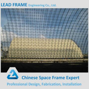 Steel Frame Coal Storage Shell Space Frame Arched Roof
