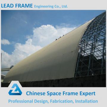 Hot dip galvanized steel coal storage space frame structure