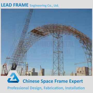 galvanized cheap arched roof building barrel coal storage