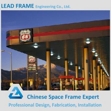 China supplier steel structure petrol station roof