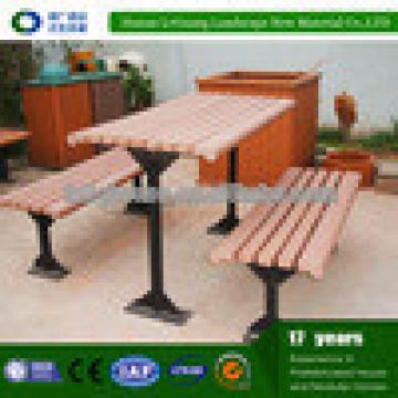 HIgh quality wpc rest chair wpc seat factory price old wooden plastic composite bench