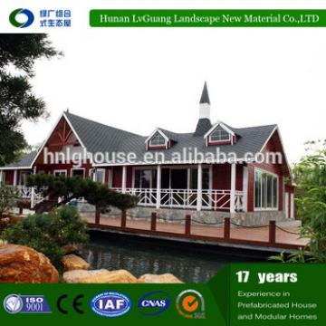 Economical Good Insulated finished steel prefab house light steel villa