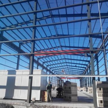 50m span steel structure warehouse manufacturer