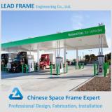 Lightweight space frame structure petrol station design