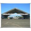 Large span steel structure aircraft hangar and shed