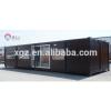 Flat packed 40 feet steel structure container house for living