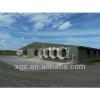 commercial chicken shed with automatic equipment for poultry farm