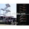 Modern professional design galvanized steel staircase for small space