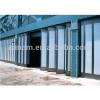 Commercial aluminum interior temporary folding doors