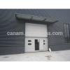 sectional garage door/industrial door with pedestrian door and windows kit