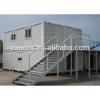 Flat pack container house easy assemble container house with glass window